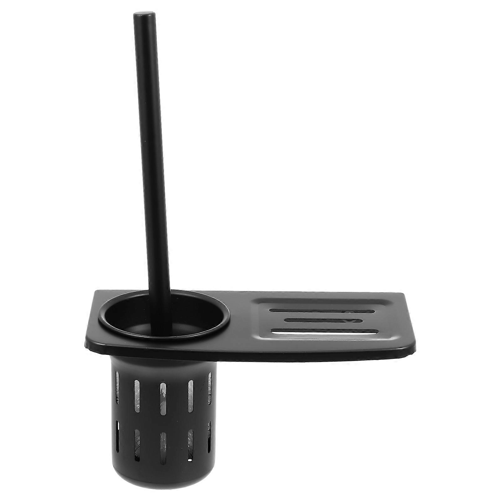 Wall-Mounted Brush Holder Space Aluminum for 3Sets Storage Use