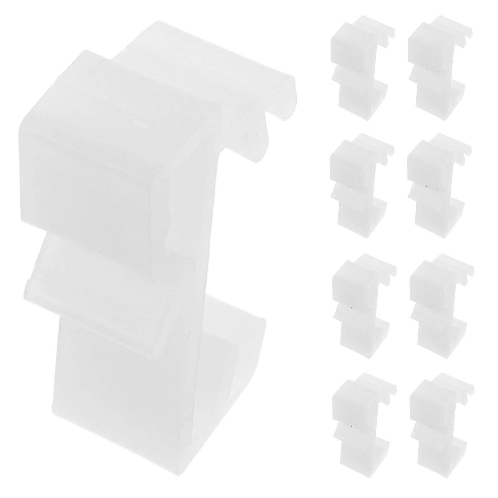 Window Blind Clips Vertical Blind Valance Clip for 10Pcs Plastic Curtain