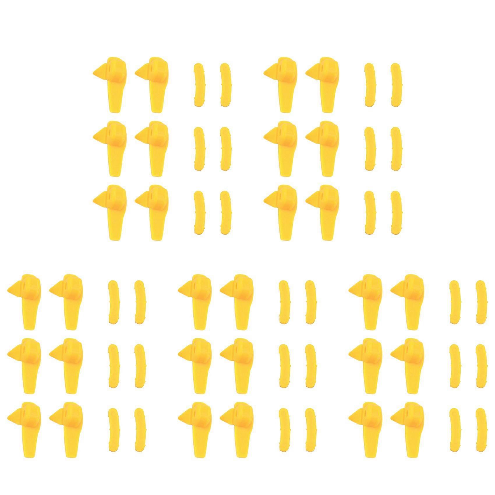 60pcs Tyre Changer Part Nylon Mount Demount Head Duck Head Insert Rim Protector