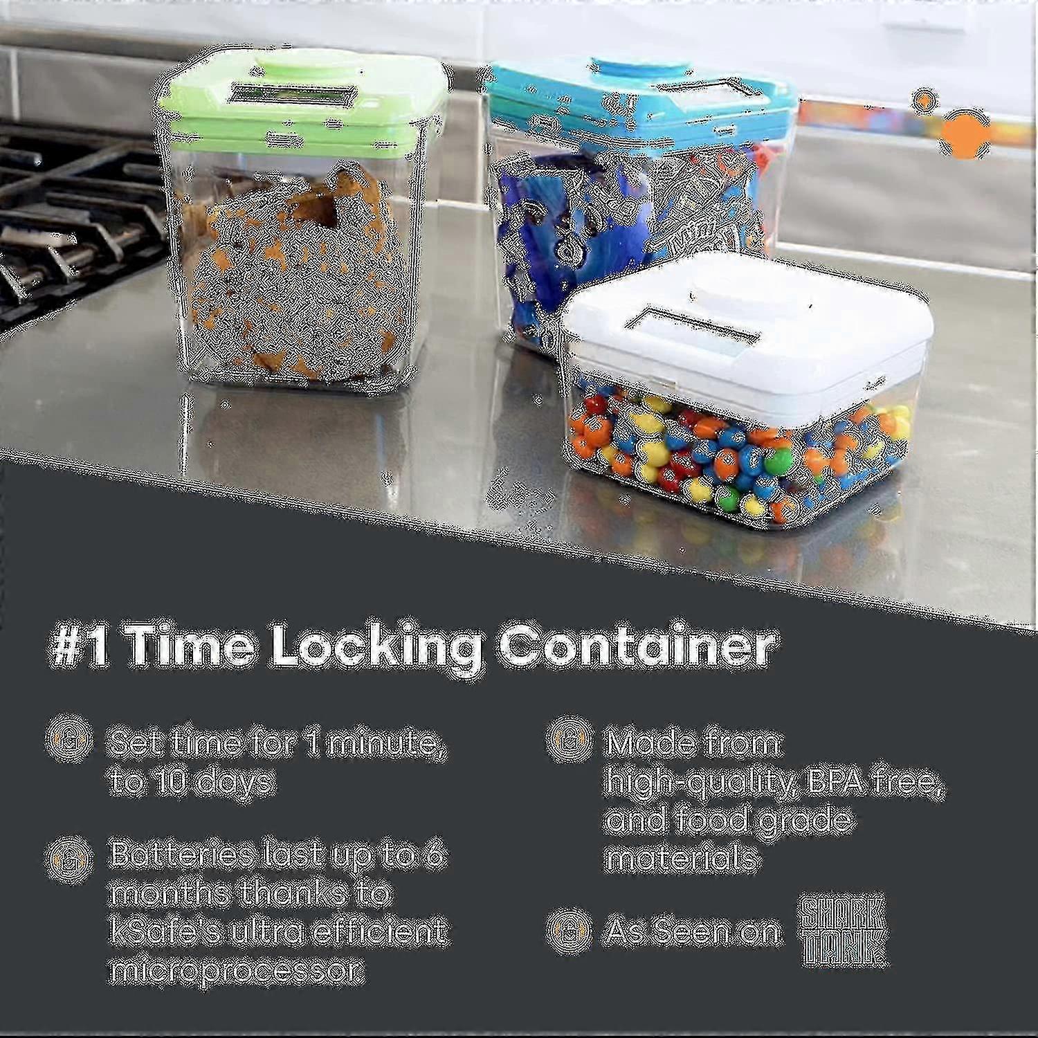 Secure Timer Container for Electronics - Locking Box for Phones & Snacks