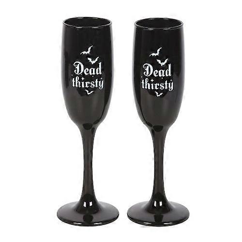 Something Different Dead Thirsty 300ml Champagne Flute (Pack of 2)