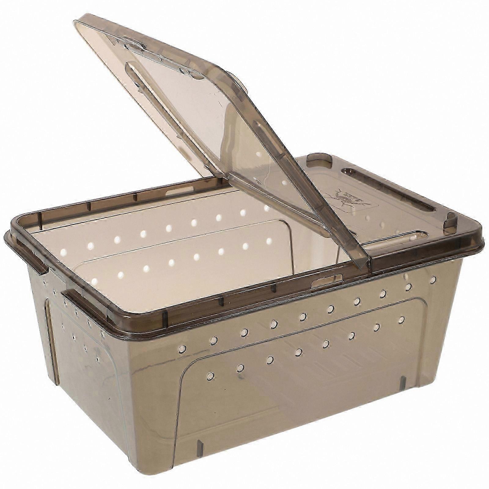 Reptile Habitat Kit with Platform and Food Storage 1 Set