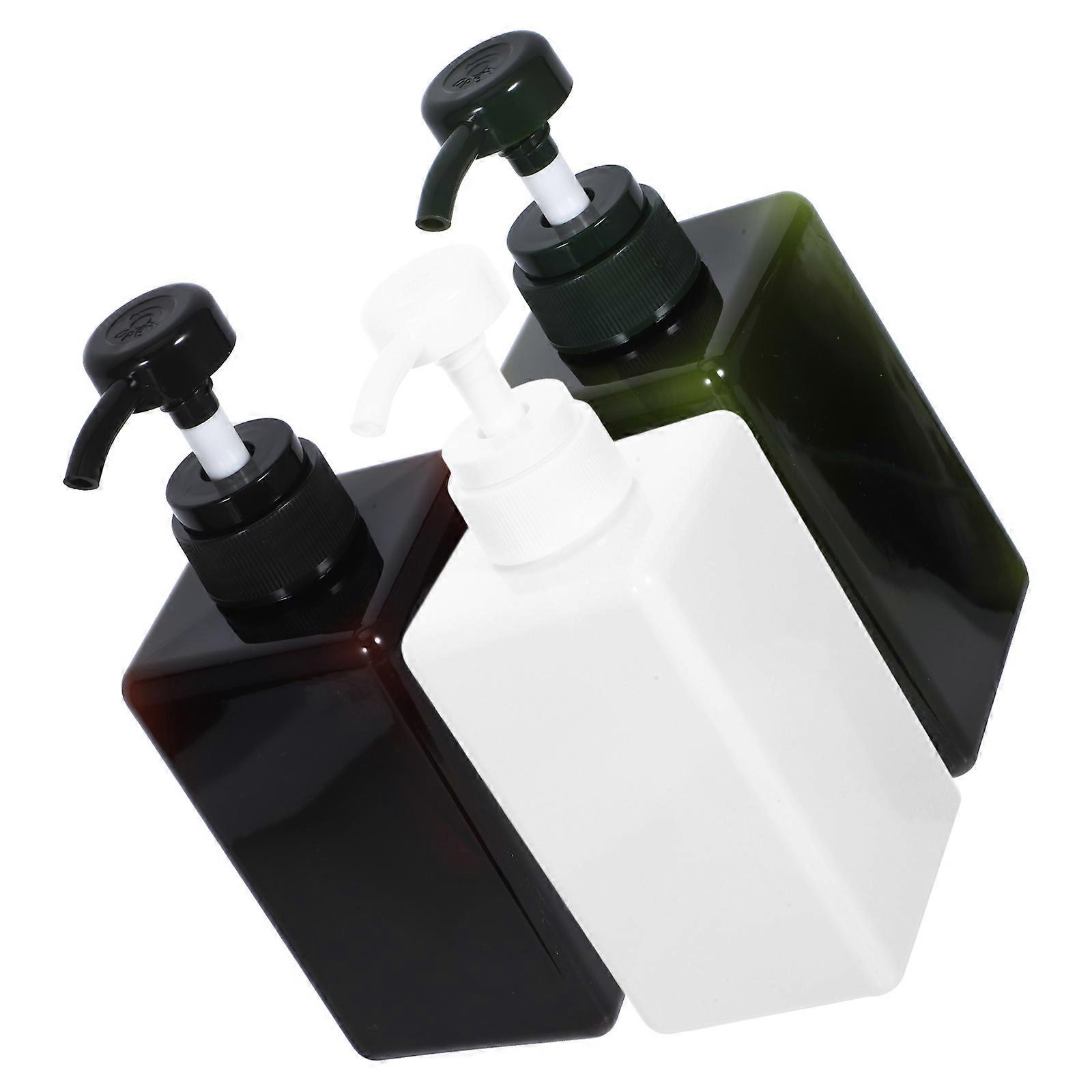 Pressing Lotion Bottle for Storage 3Pcs Plastic Sub Bottles PP Material