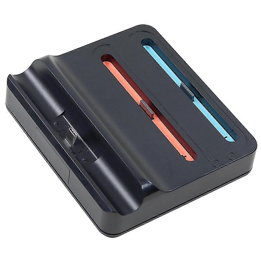 Compatible Charging Dock for Nintendo Switch 2 Controllers and OLED Game Consoles with Screen Mirroring Capability