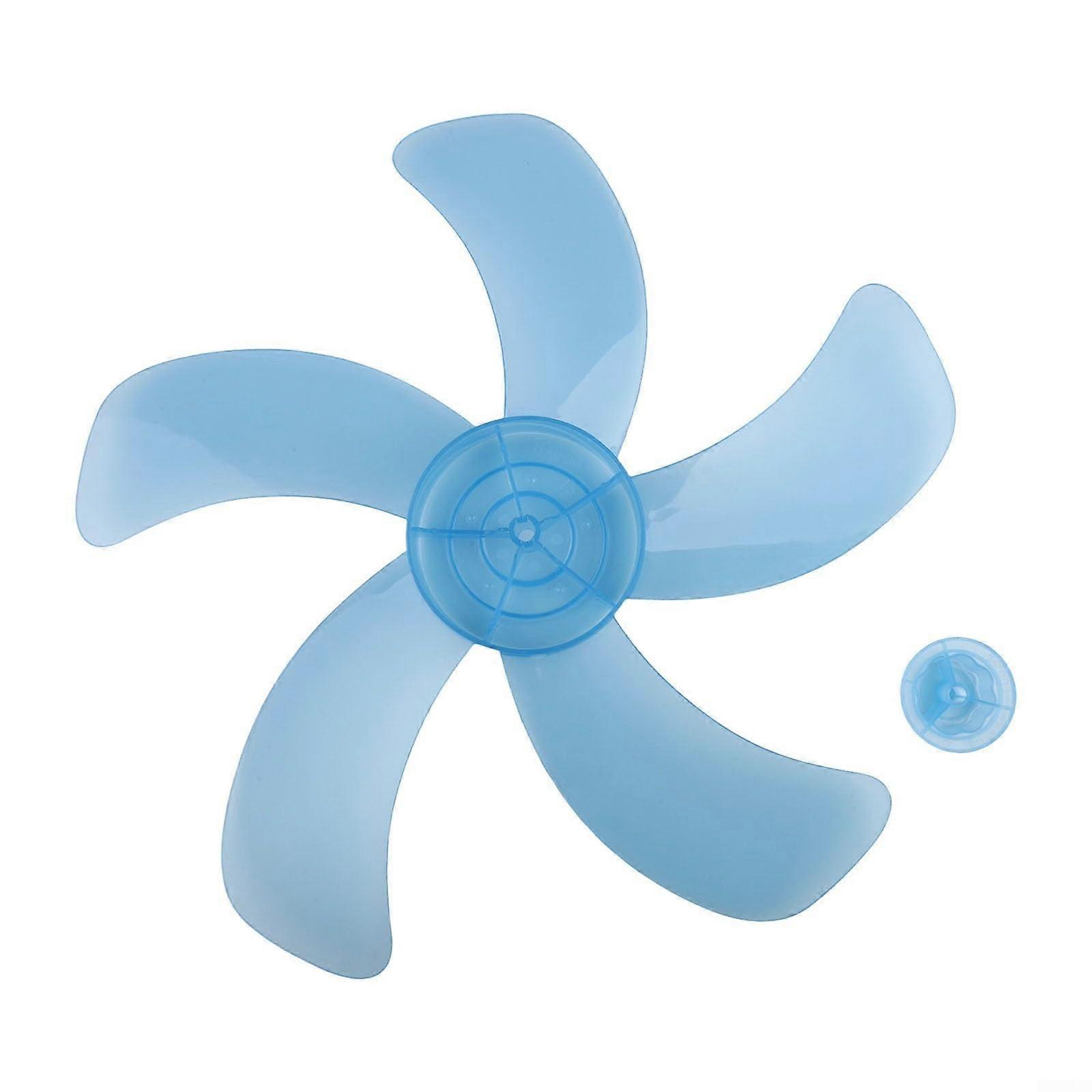 Fan Replacement Blade 16 Inch Pedestal Powerful FiveLeaf Plastic Fits Universal Table Fans