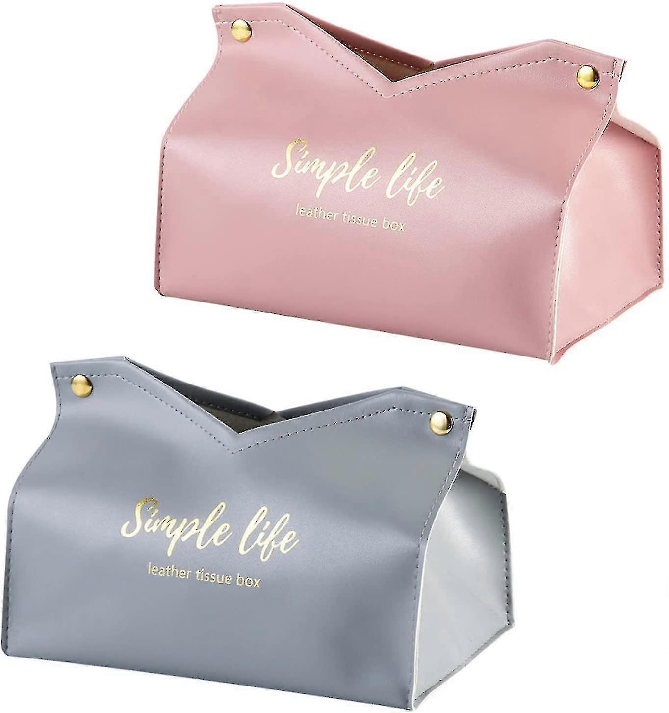 2 Pcs V-shaped Rectangular Tissue Holder 26-27s