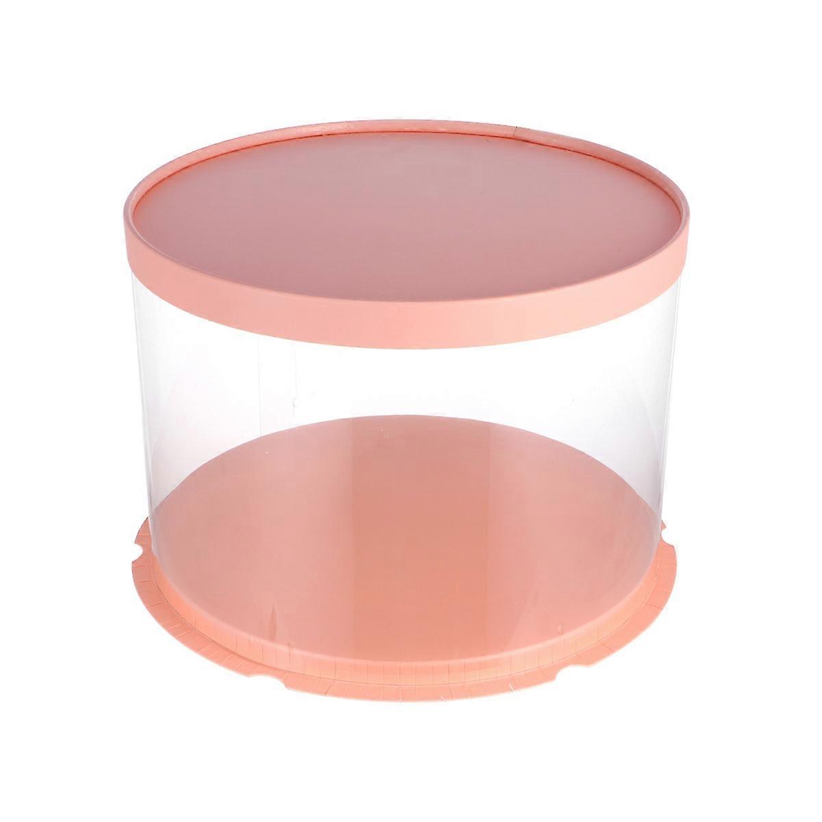 Bakery Boxes Cake Packaging Boxes for Cake Storage Pink Round Box