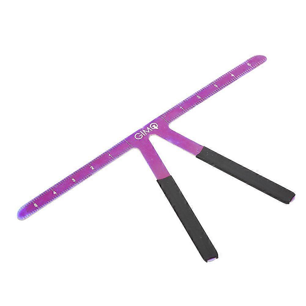 Adjustable Eyebrow Ruler for Precise Brow Symmetry Microblading Mapping Guide Reusable Purple