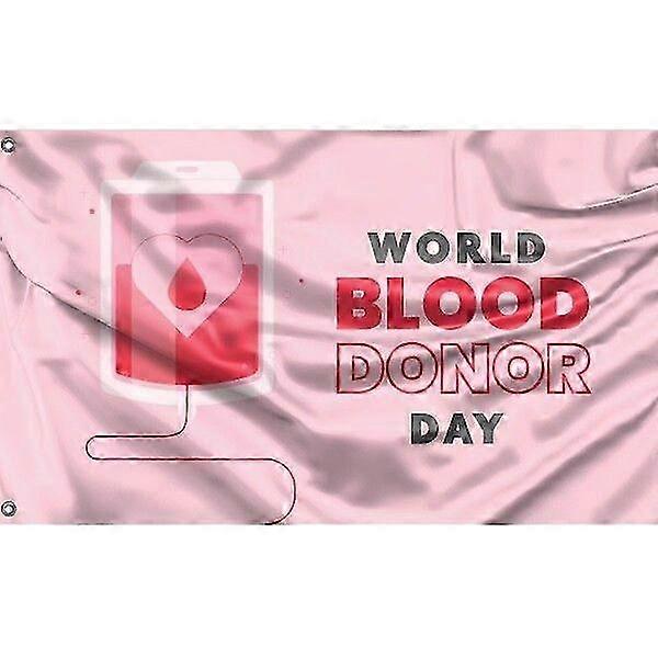 World Blood Donor Day Flag Pattern 519