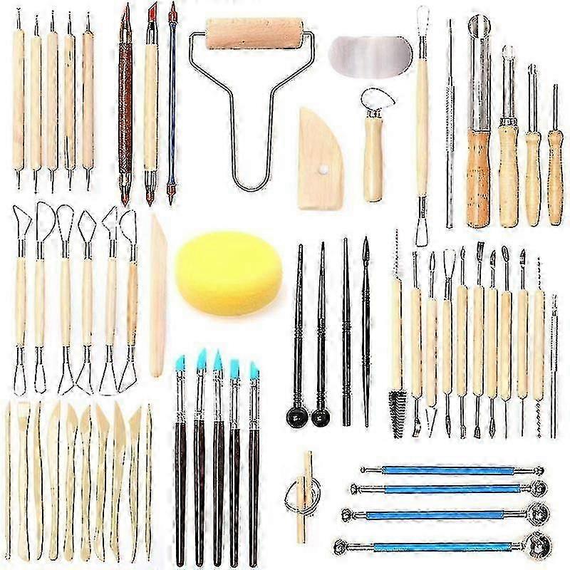 61pcs Ceramic Tools Clay Sculpting Set,clay Tools Clay Sculpting Tools 25-26