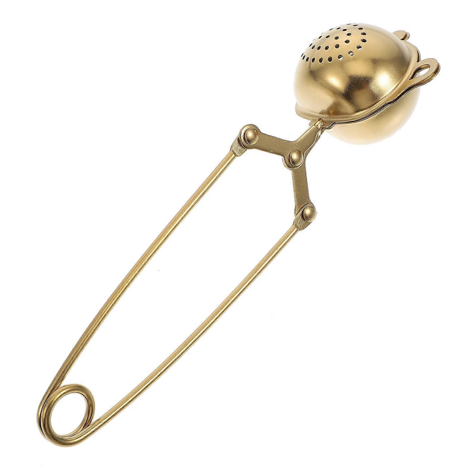 Reusable Stainless Steel Tea Infuser with Fine Mesh Strainer and Handle for Loose Leaf Brewing