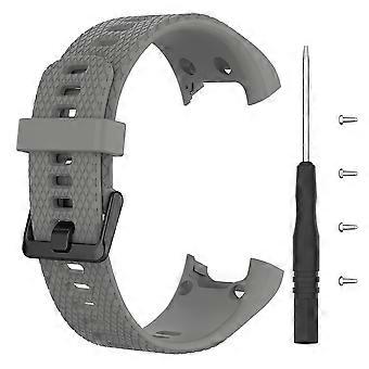 For Garmin Vivosmart HR Replacement Strap Textured Silicone Watch Band with Screwdriver