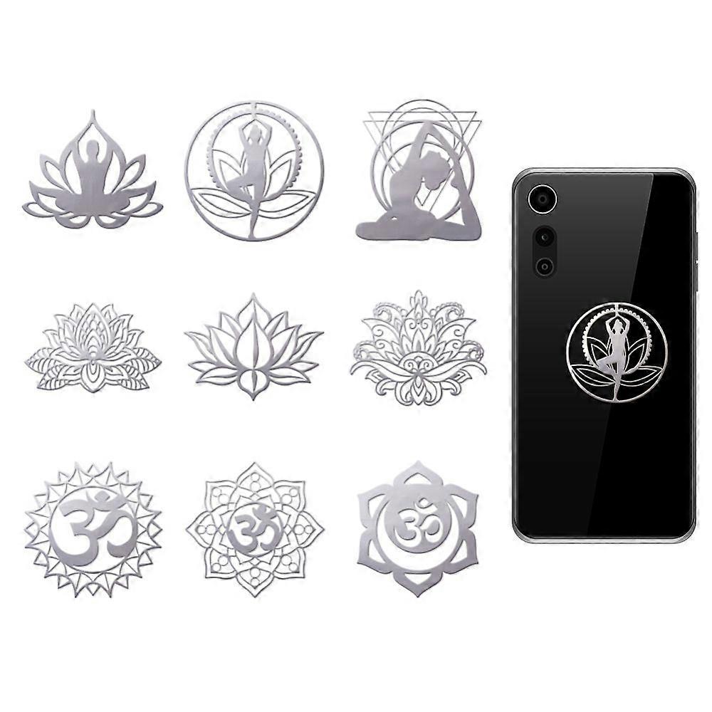 Nickel Material Filling for Crafts Making Silver Flower 40x40mm