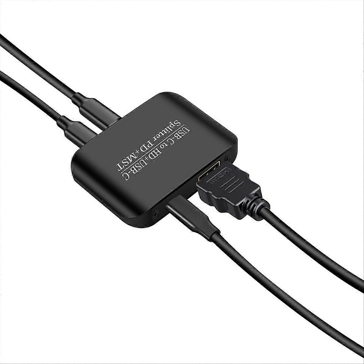 4K60TYPE-C to HDMI-Compatible +TYPE-C Support Heterodyne