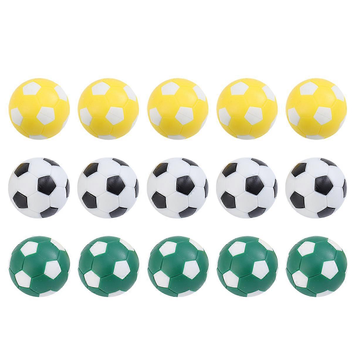 Table Foosball Ball 15Pcs for Replacement Use with Assorted Colors