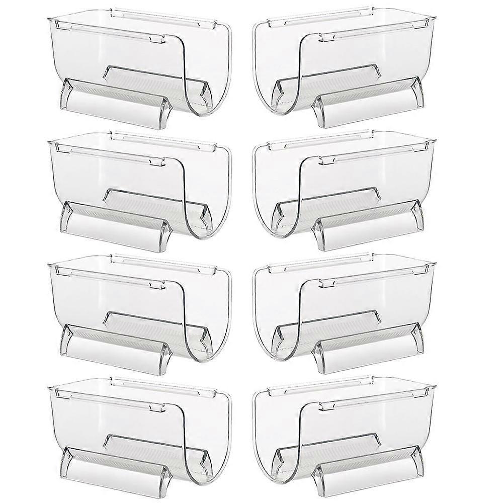 Acrylic Transparent Holder for Home 8Pcs Stackable Rack