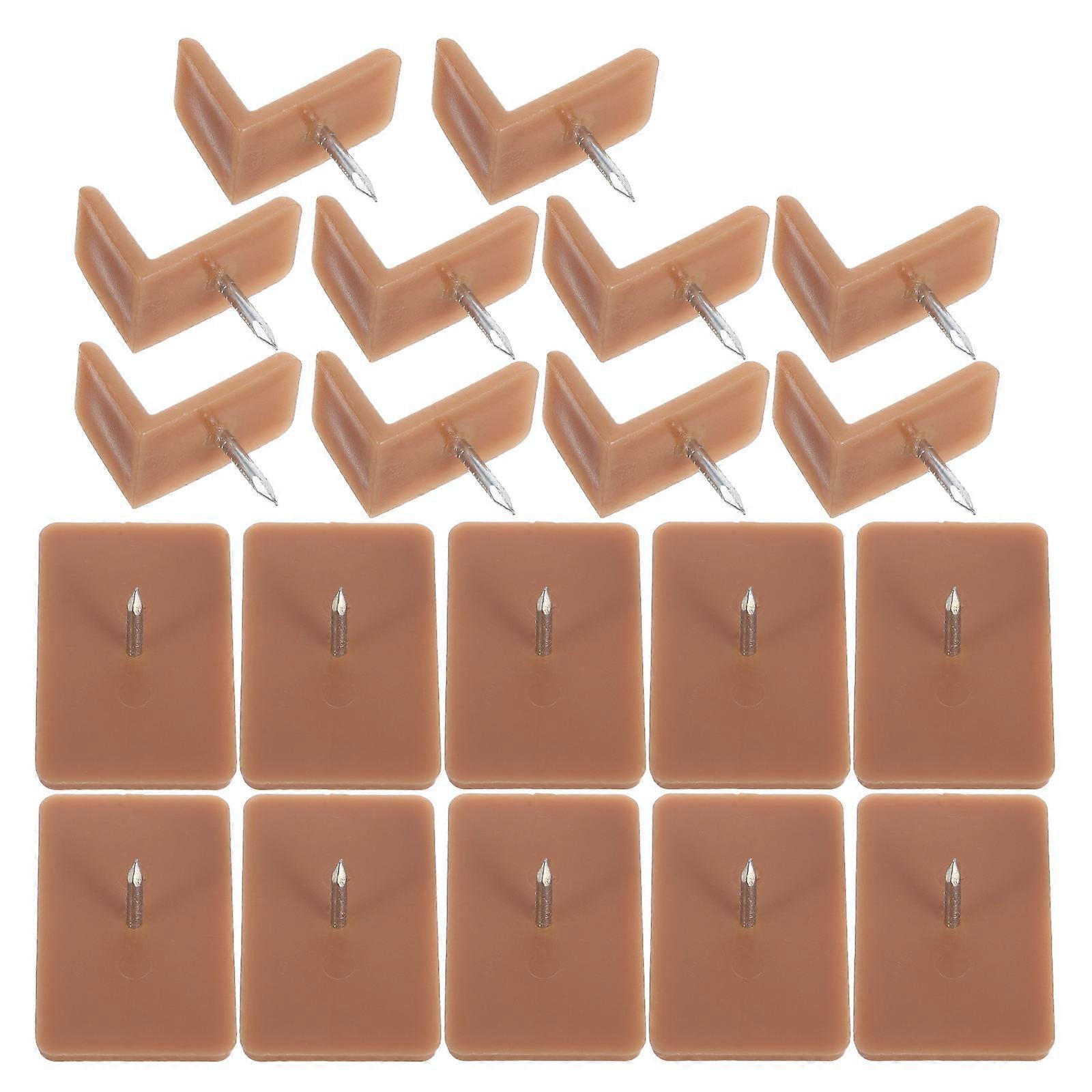 Drawer Glides and Slides Durable Plastic Nails for Drawer with 20Pcs Set