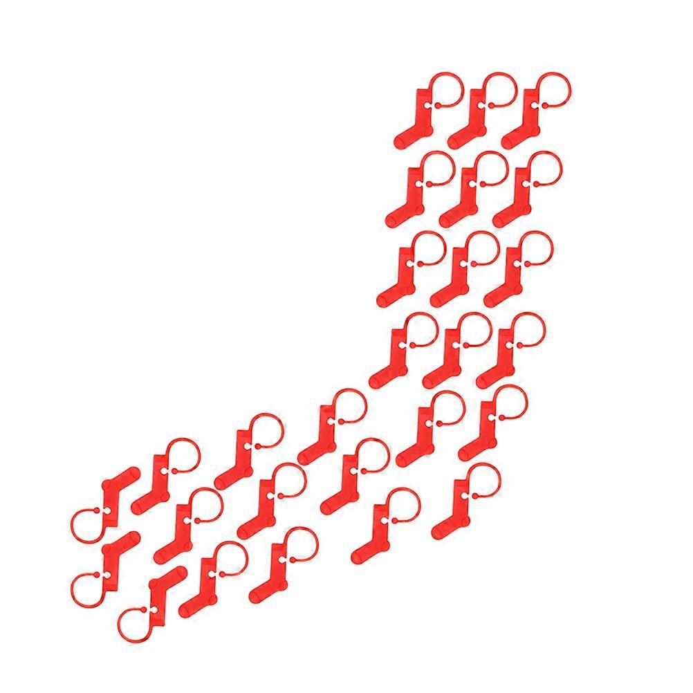 DIY Crochet Accessories for Pattern Stitch Marking with 80Pcs Red Plastic Clips