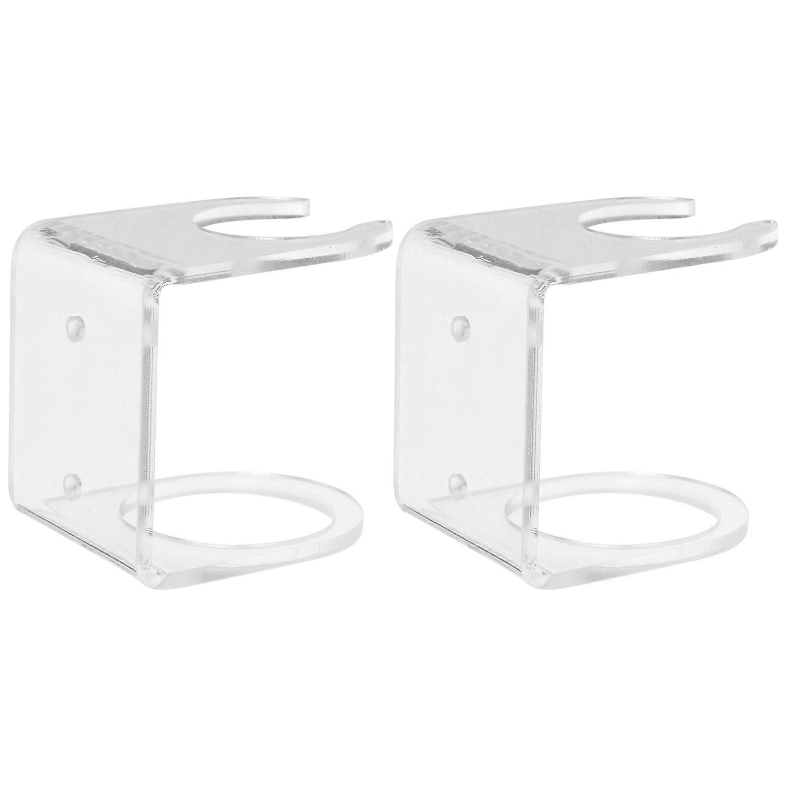 Transparent Acrylic Bat Support Multi-Functional Bat Rack for Storage 2Sets