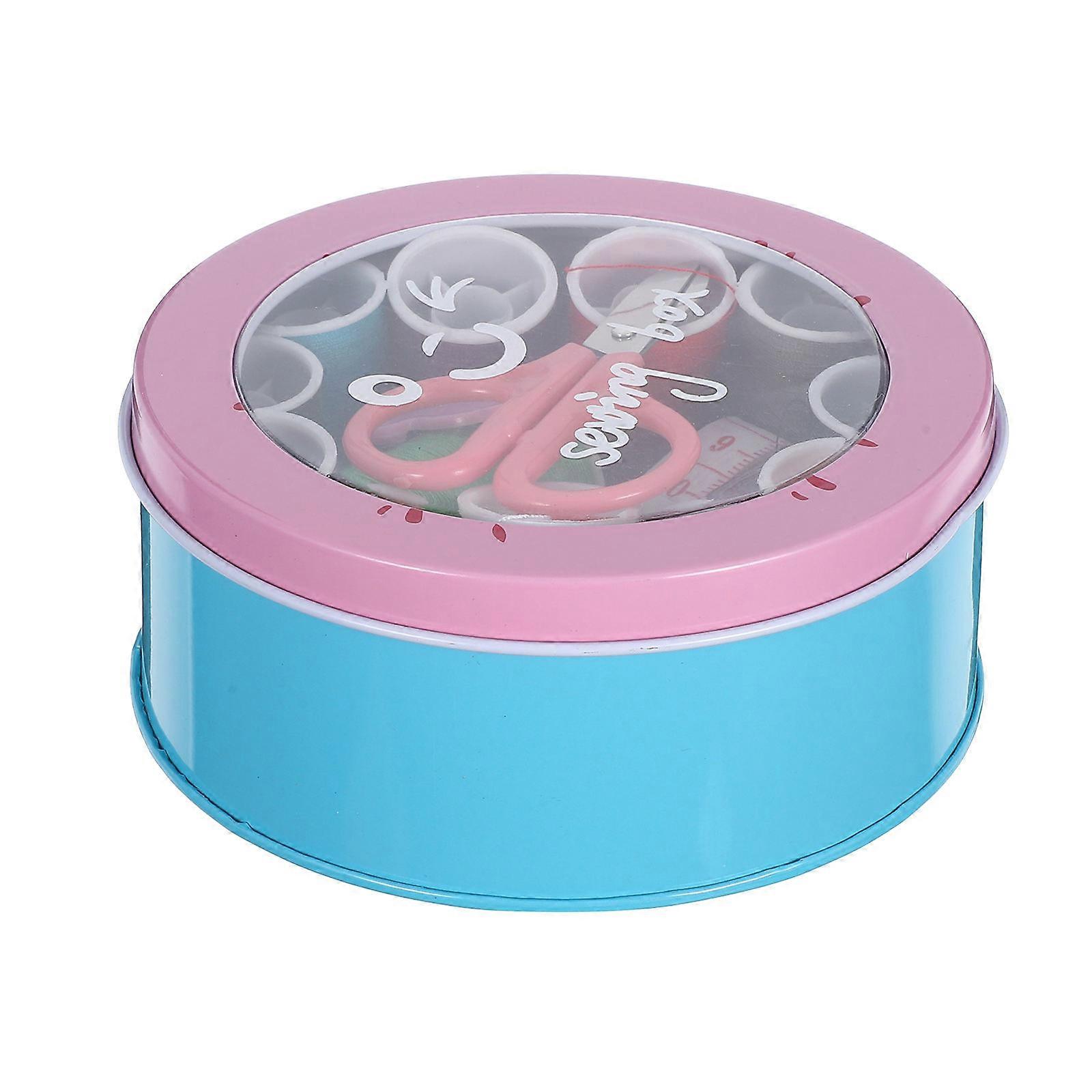 Portable Sewing Thread Kit Needle Threader for Home Use 1Set Pink