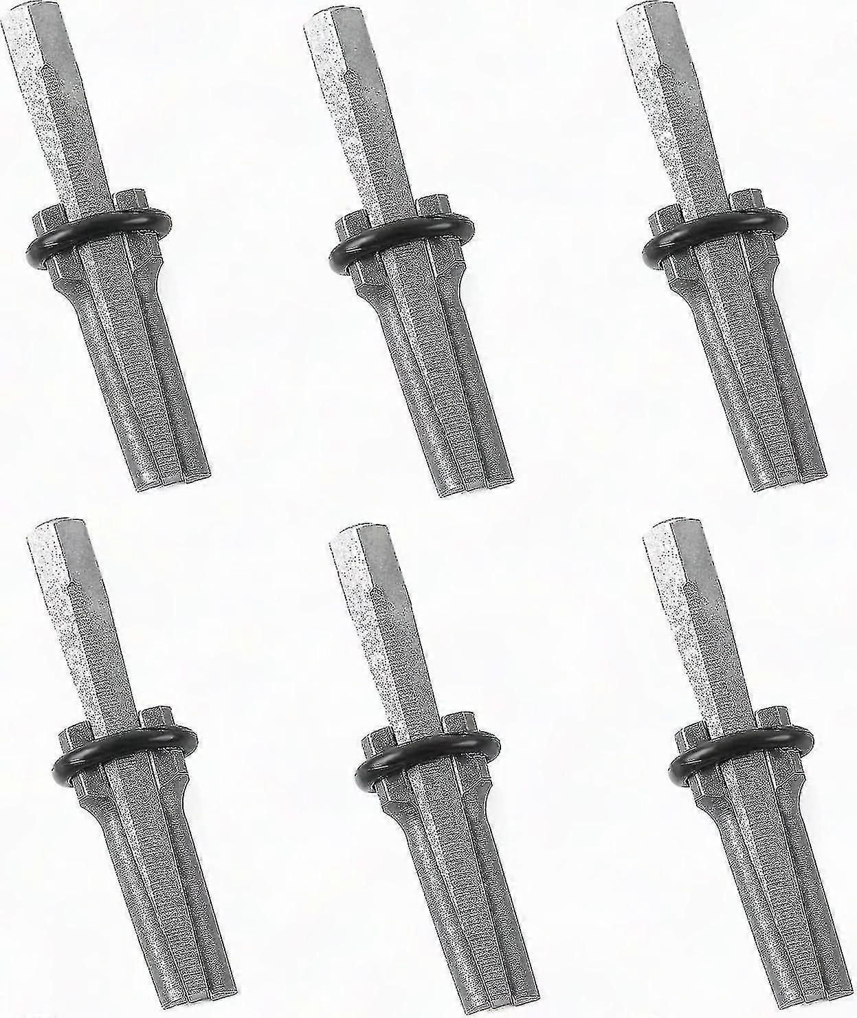 6 Pcs 16mm Stone Wedge Concrete Crusher Hand Tool Splitter Socket Set