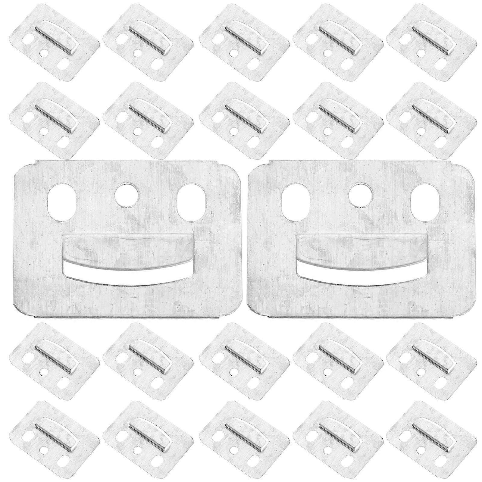 Wall Buckle Hanging Bracket for Wall Panel Fixings 200Pcs Durable Clips
