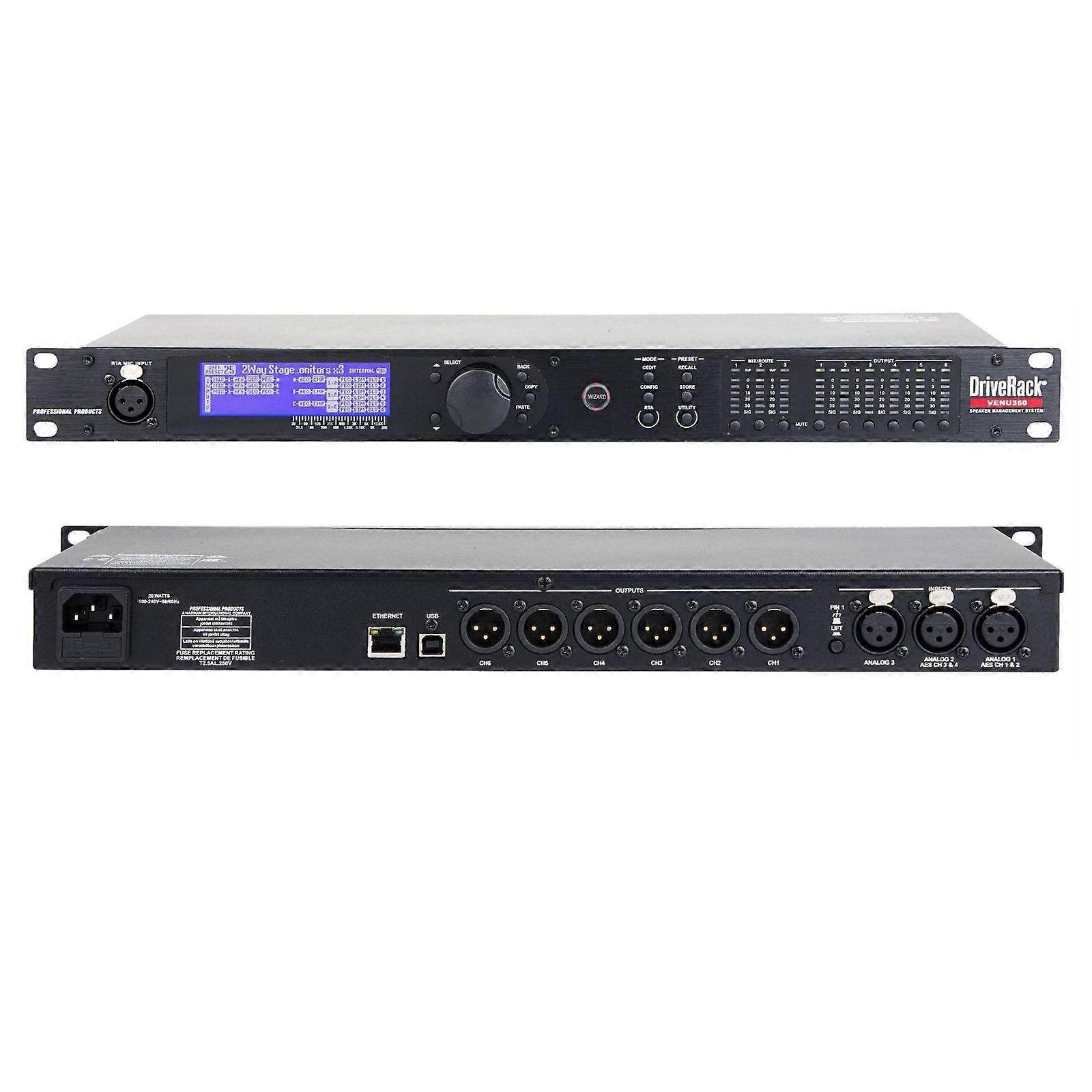 360 Audio Digital Processor Stage Effects Processor EU Plug