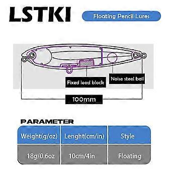 Top Water Fishing Lure for Freshwater and Saltwater Long Cast Sinking Pencil Lures Artificial Hard Baits