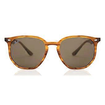 Ray-Ban RB4306 820/73 Full Rim Stripped Red Havana Unisex Wayfarer Sunglasses UV3 Original