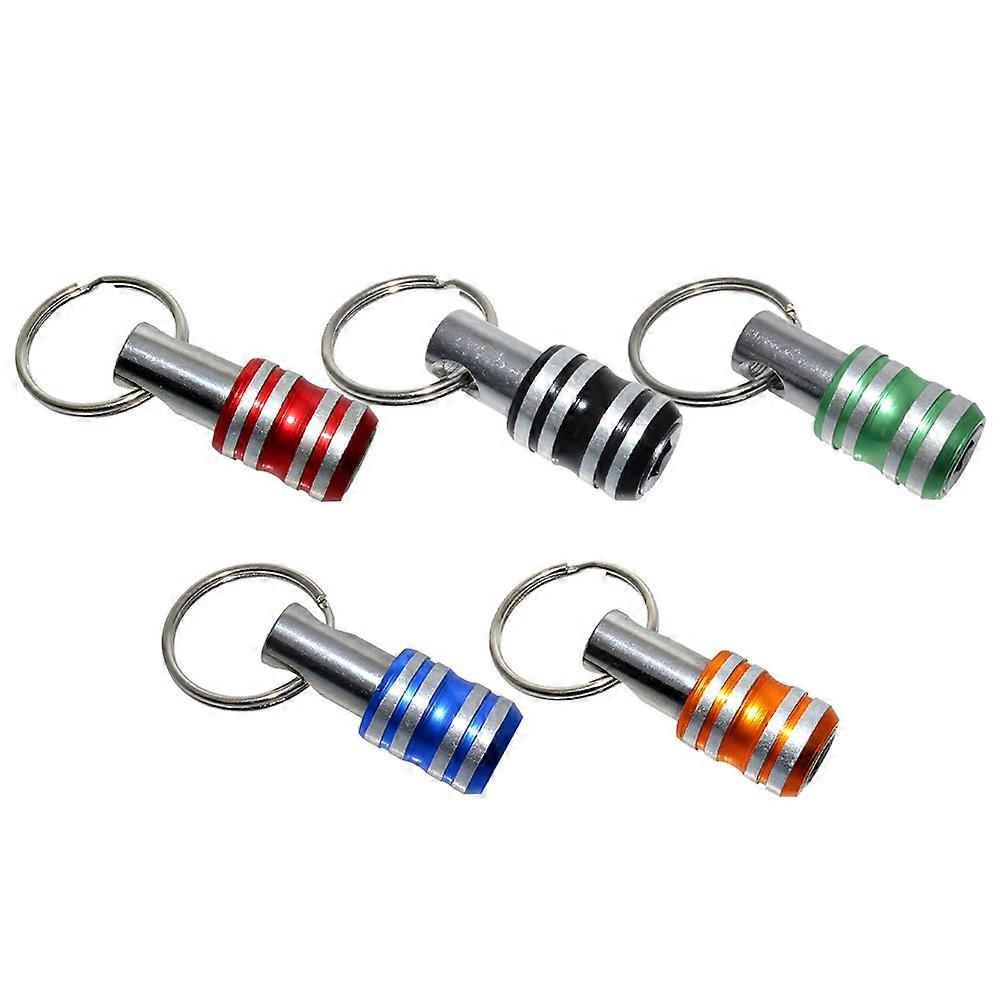 Keychain Screwdriver Bits Adapter for Holding Use with 5Pcs Extension Bars
