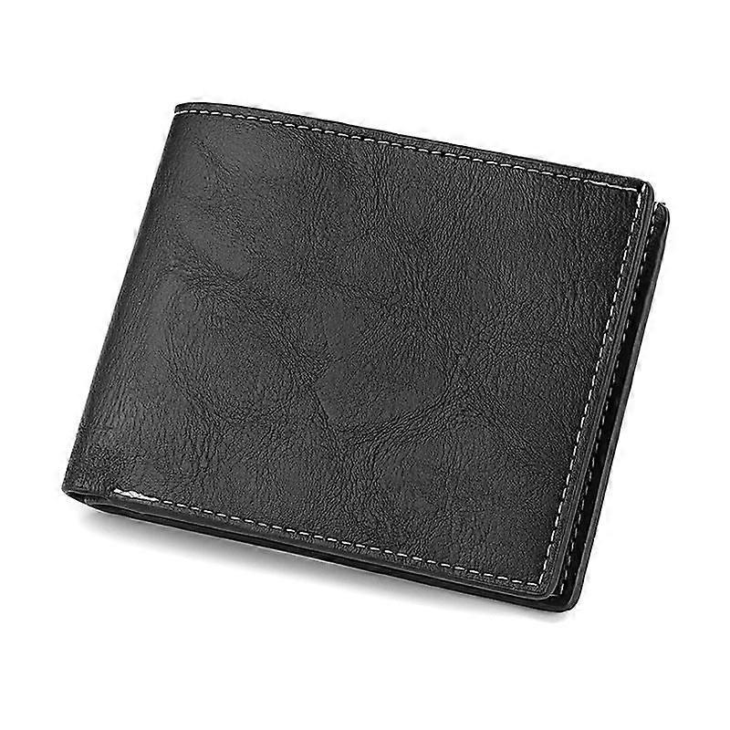 Horizontal Purse Retro Men Short Wallet