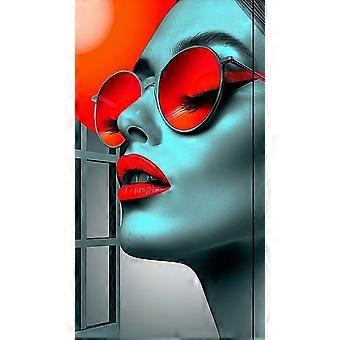 Home Abstract Face Eye Modern Stress Reliever Jigsaw Puzzle ZA0858