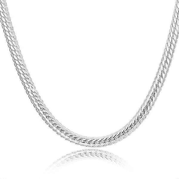 necklacecoarse chainsilverPlatinum plating