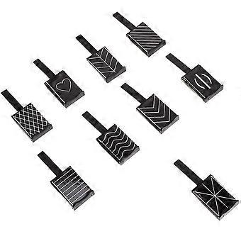 9 sztuk Narzędzia magnesów do paznokci Cat Eye DIY Magnes do paznokci Płytka magnetyczna Różdżka do paznokci Lakier hybrydowy Nail Art
