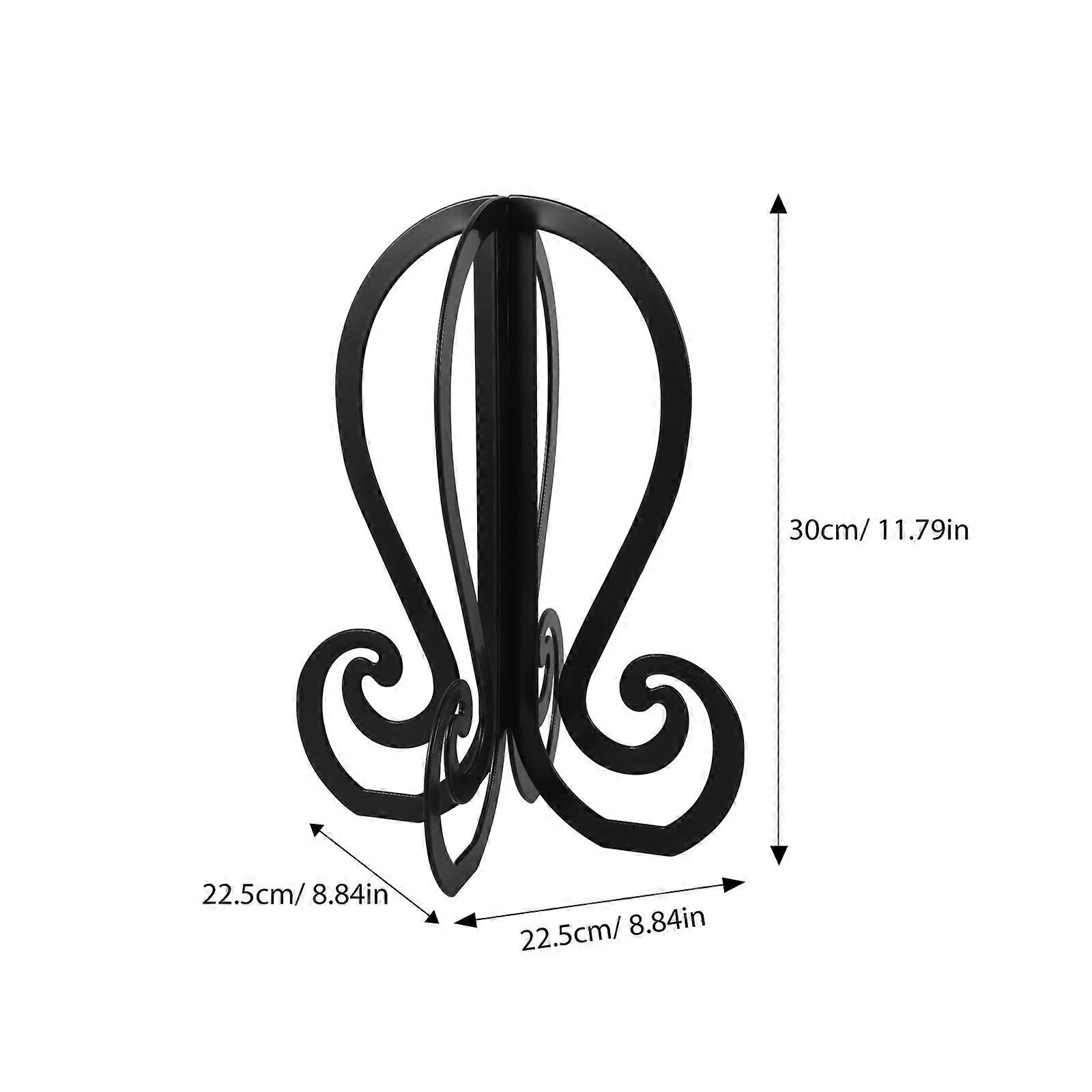 Practical Wig Display Stand Multi-function Wig Storage Rack Plastic Wig Display Stand
