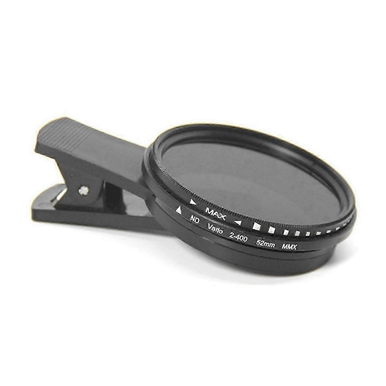 Phone ND Filter ND2 to ND400 Clip-on Variable Neutral Density Filter