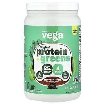 Vega, Original Protein + Greens, Cremige Schokolade, 1 lb 6 oz (624 g)