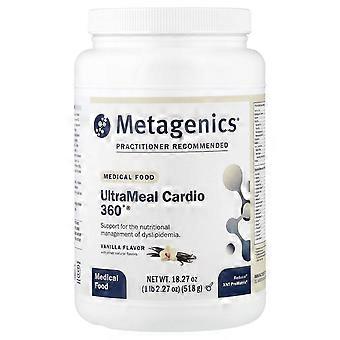 Metagenics, UltraMeal Cardio 360°®,  Medical Food, Vanilla, 1 lb 2.27 oz (518 g)