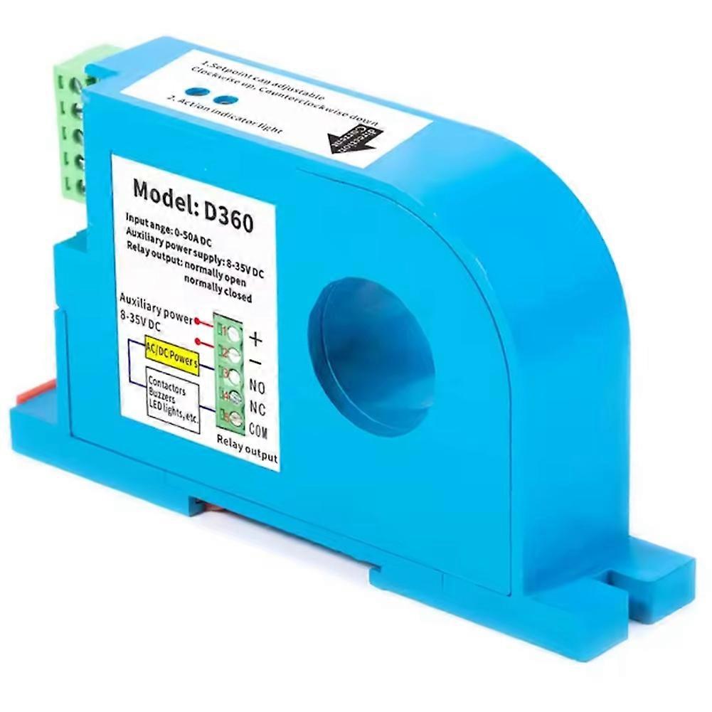 DC Current Sensing Switch Perforated DC Ampere Switch Din DC Current Sensor Induction Switch Hall Sensor D360-50A