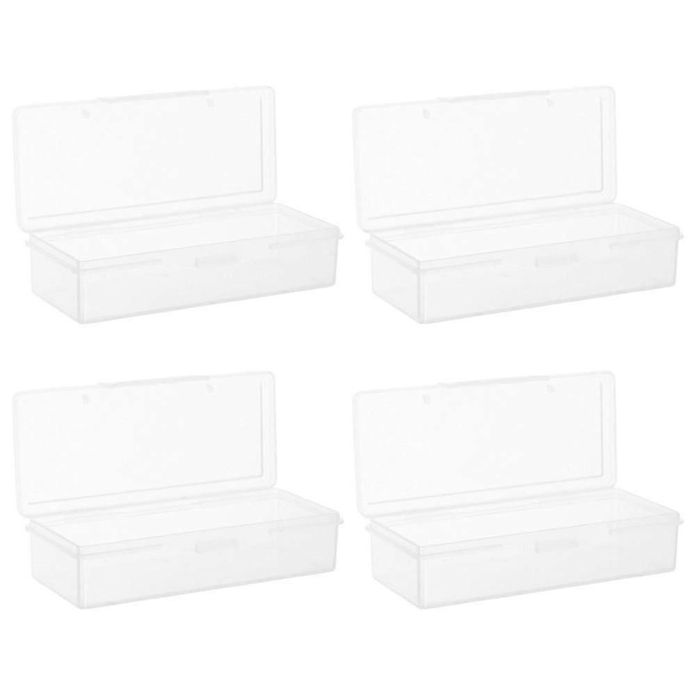 4Pcs Reusable Plastic Cheese Storage Containers for Fridge