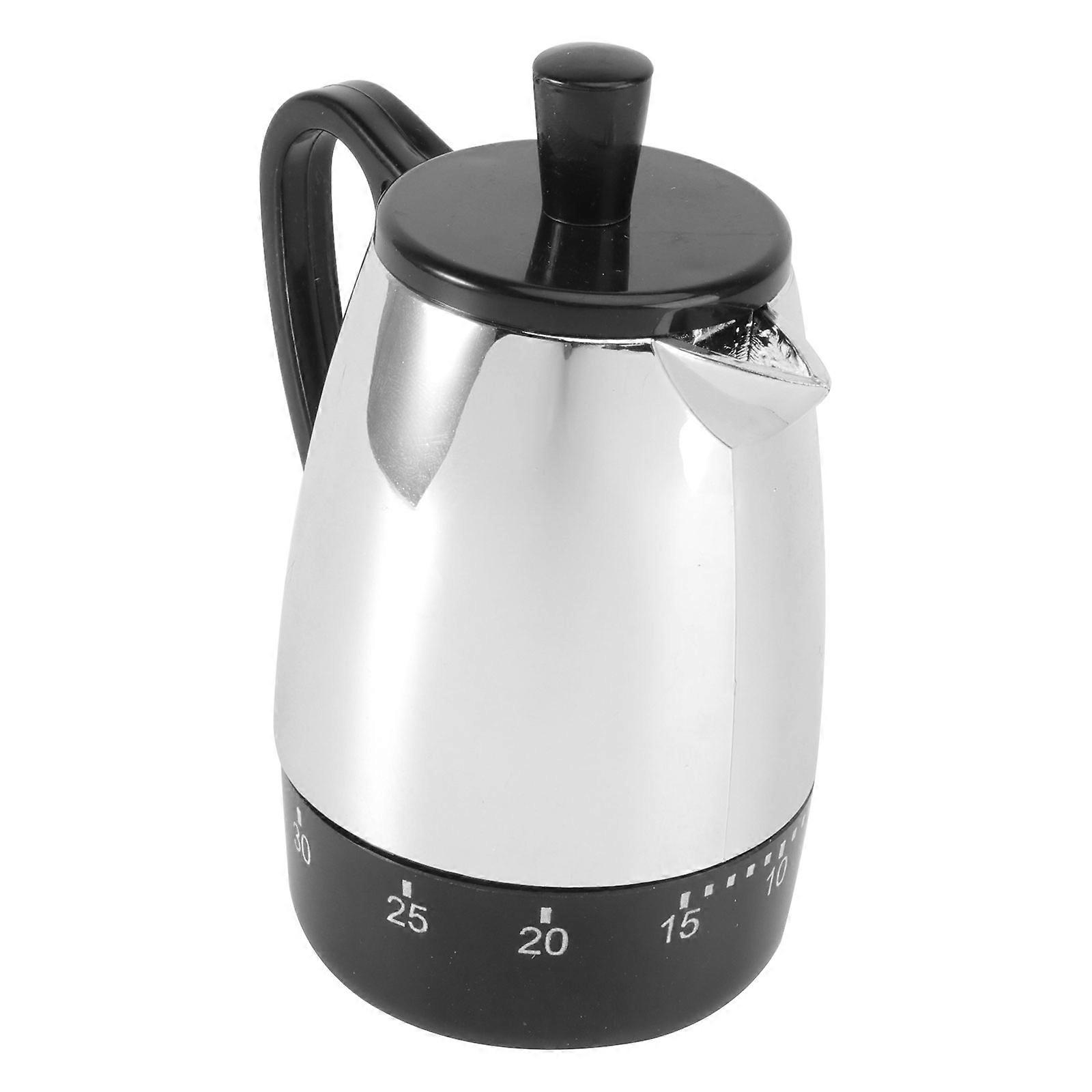 1Pc Kettle Pattern Timer Home School Mechanical Timer Kitchen Time Reminder