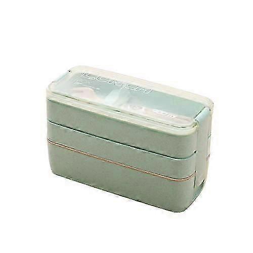 Bento Adults Lunch Box, Stackable, 3-In-1 Compartment