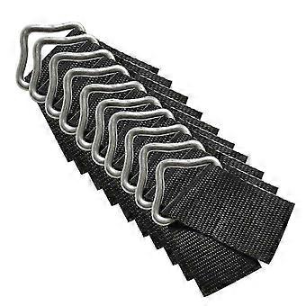 10pcs Quick Connect Trampoline Triangle Rings, Galvanized Iron, High Strength, Multipurpose for Trampoline, Bags, Belts