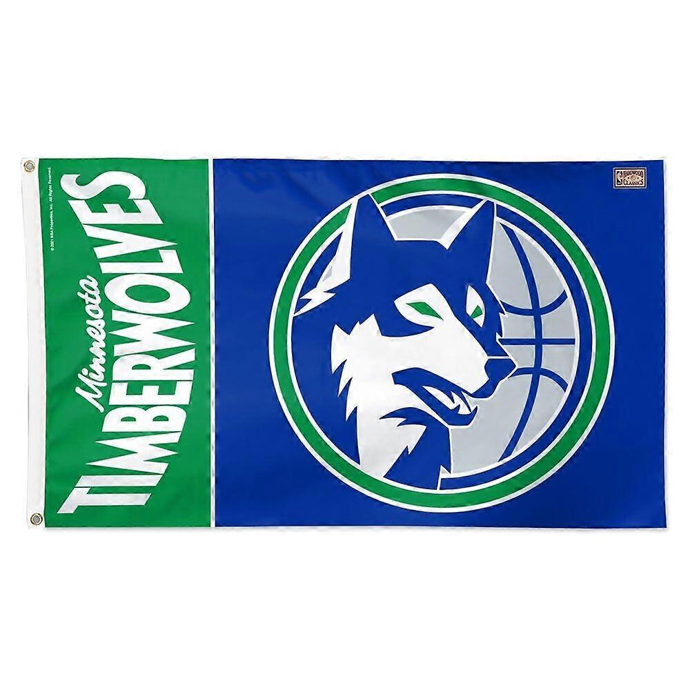 MINNESOTA TIMBERWOLVES HARDCLASSICS FLAG ZXC764