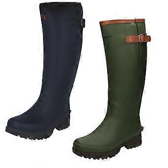 Unisex Crosslander Wellington laarzen voor volwassenen met neopreen voering, Kodiak - Olijfgroen rubber - UK maat 11 - EU maat 46 - US maat M11.5/W12