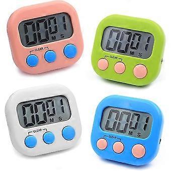 Temporizador de cozimento, 4 pcs healwe cozinha contador de contagem regressiva, 4 - cor Stop Watch
