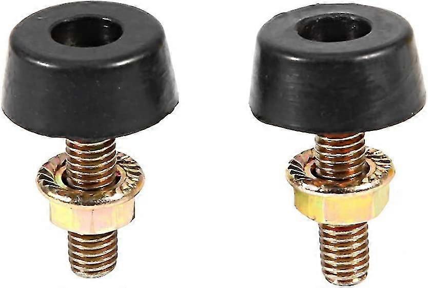 Door Boot Bumper Bonnet Regulator Bumper (black) ) (2pcs)