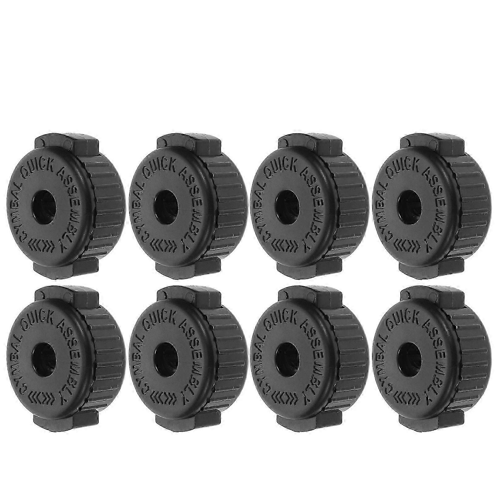 Quick Release Fast Installation Cymbal Nuts for Drum 8Pcs Secure Locking Accessories