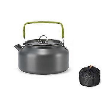 Outdoor Light Weight Aluminum Alloy Kettle AntiScalding Handle Camping Coffee Kettle Portable TeaPot Picnic Teakettle Teapot Cooking Accessory 26-27