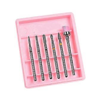 Nail Bits compatible Nail Drills Complete Manicure Accessories Set Safe Cutter Bit DIY Nail Preparation System Multicolor DBIAO
